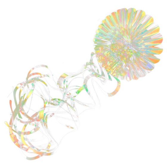 Iridescent Hanging Lantern, Honeycomb Jellyfish Theme